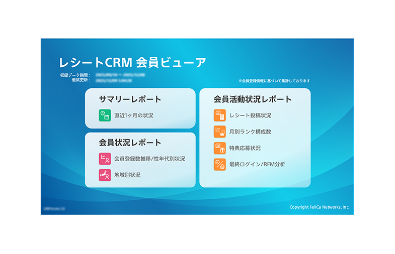 レシートCRM会員ビューアー